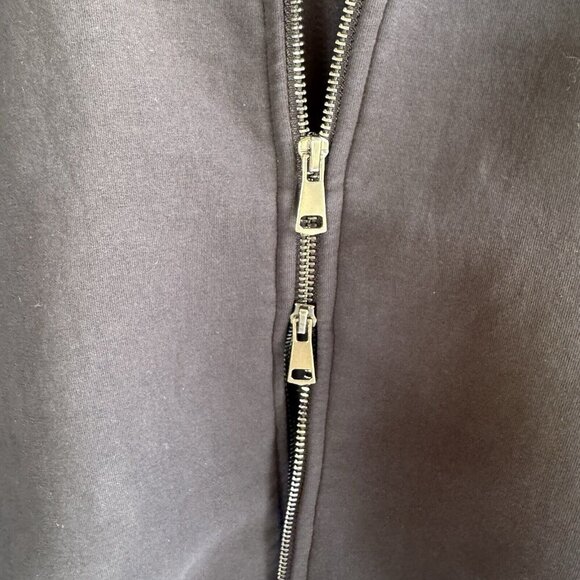 Lot Of 2 Abercrombie YPB NeoKnit Max Full Zip Hoodies Size Medium Black Green - Picture 5 of 5